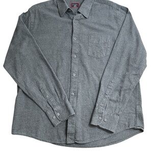 UNTUCKit Men’s Shirt XL Dark Gray Button Up Sherwood